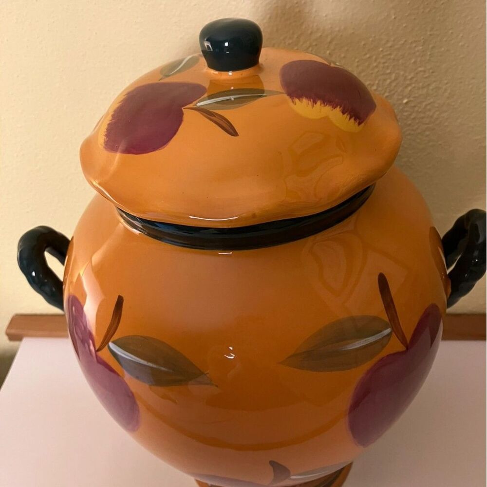 Casa Vero Country Apple cookie jar - Picture 3 of 4